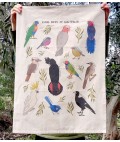 Tea Towel | Iconic Birds Of Australia | Organic Cotton